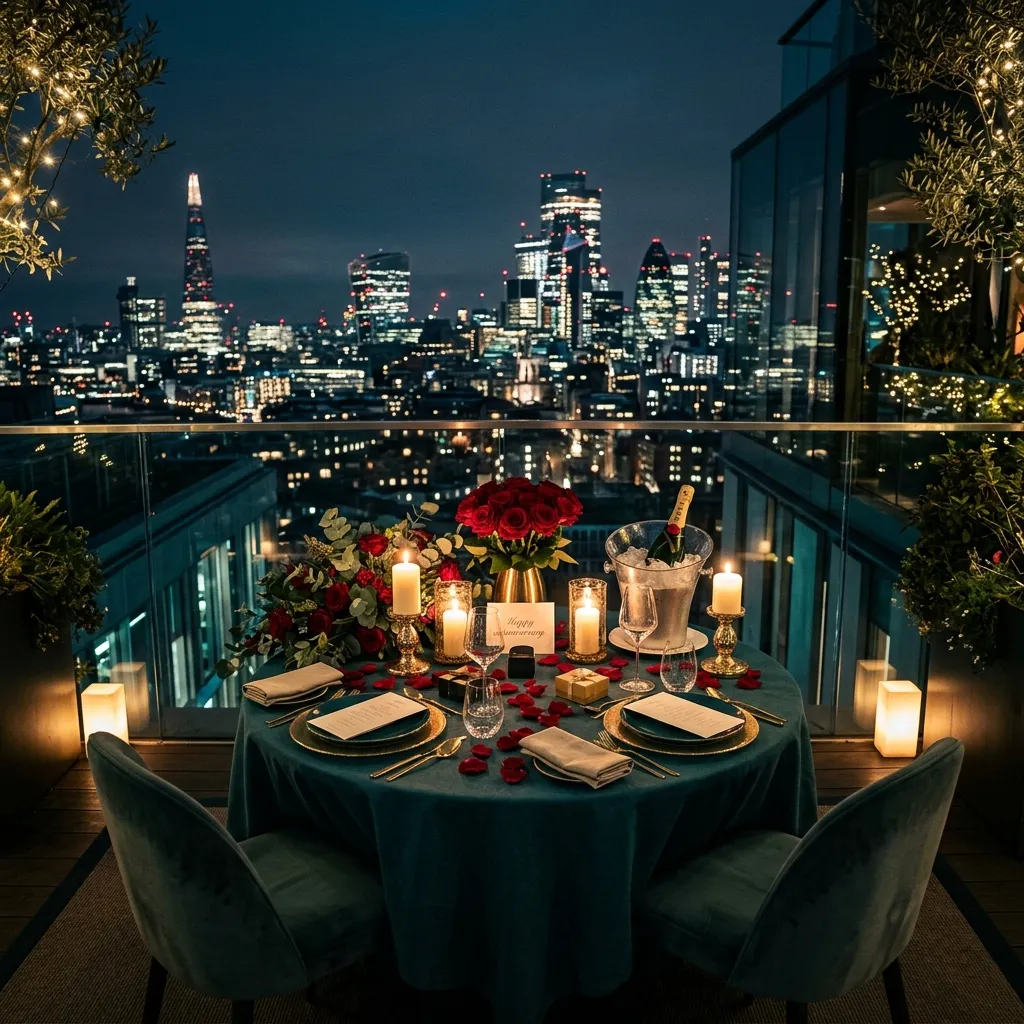 Anniversary dinner at Sky Hi Dining