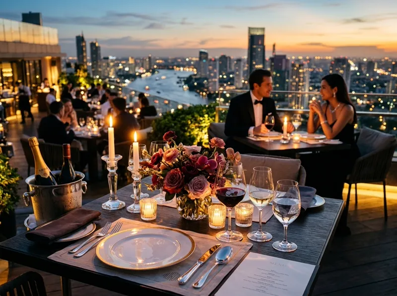 Rooftop Fine Dining Experience at Sky Hi Dining