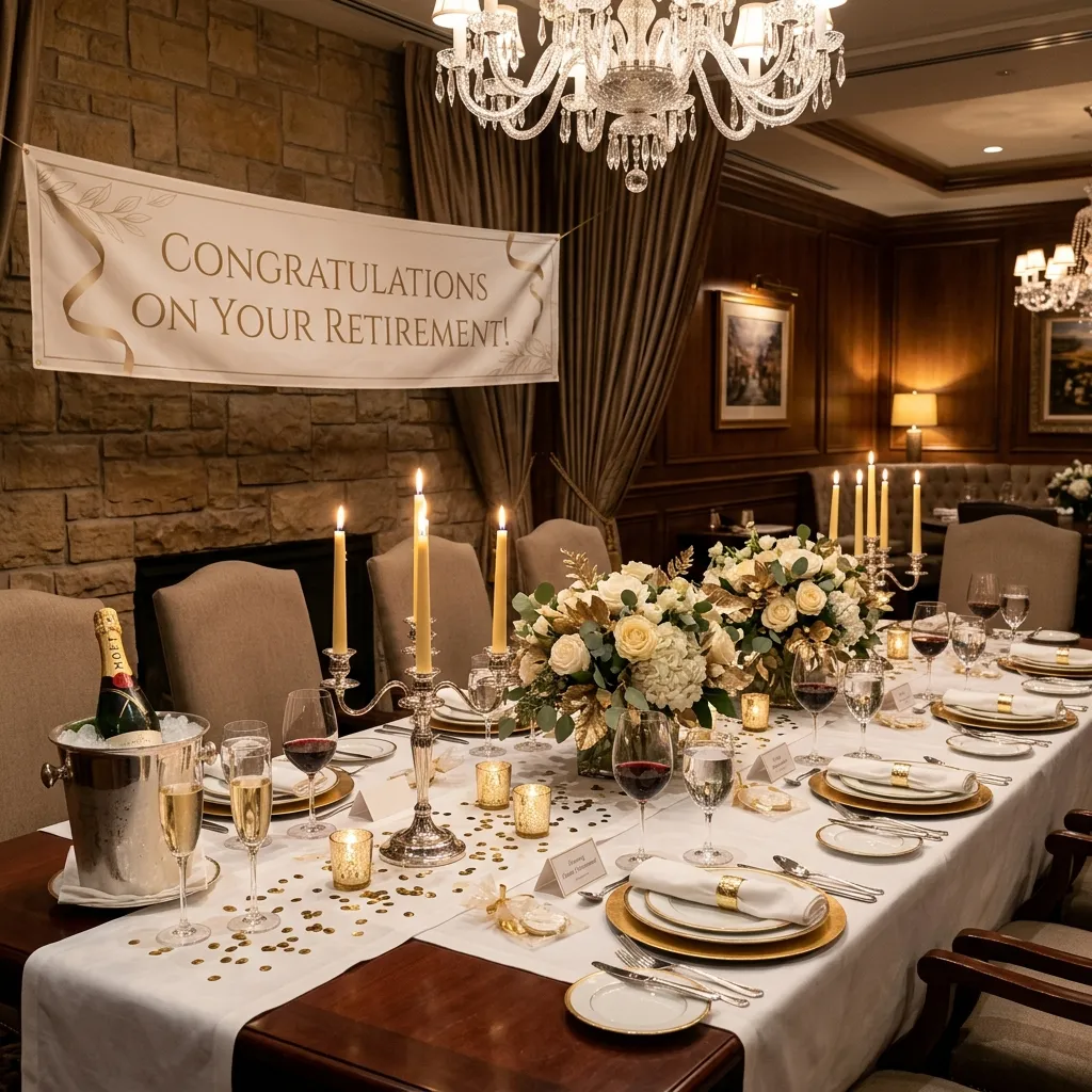 Retirement celebration at Sky Hi Dining