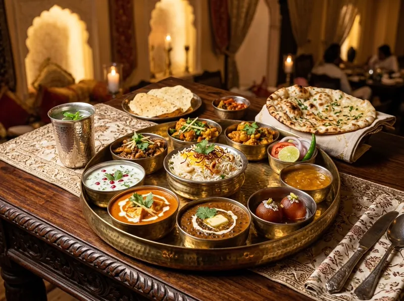Grand Royal Thali at Sky Hi Dining